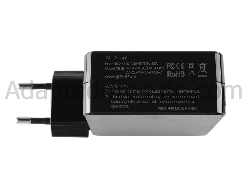 Xiaomi 55W USB-C Type-C Rápida Cargador Para Xiaomi MDY-12-EQ